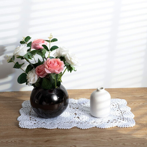 Cotton Crochet Doilies Rectangle Placemats 2 pcs 10.6x16.9 2