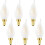 Matte E12 LED-lampen 6W 3000K dimbaar 6-pack 1