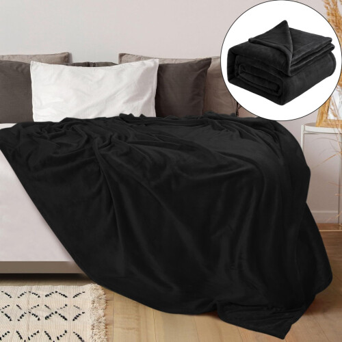 Coperta in pile di microfibra 47x79 pollici, leggera e soffice
