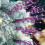 Pacote com 10 hastes de frutinhas roxas com glitter, 43 cm 3