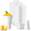20 oz White Foam Cups (50 Pack) USA-Made 1