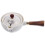 Ceainic ceramic cu mâner lateral din lemn, design cireș 1