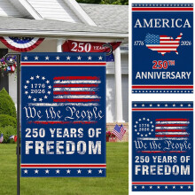 USA 250. Jahrestag Gartenflagge 12x18 Zoll