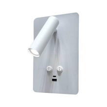 Roterende dimbar LED-vegglampe akryl 1-pakning