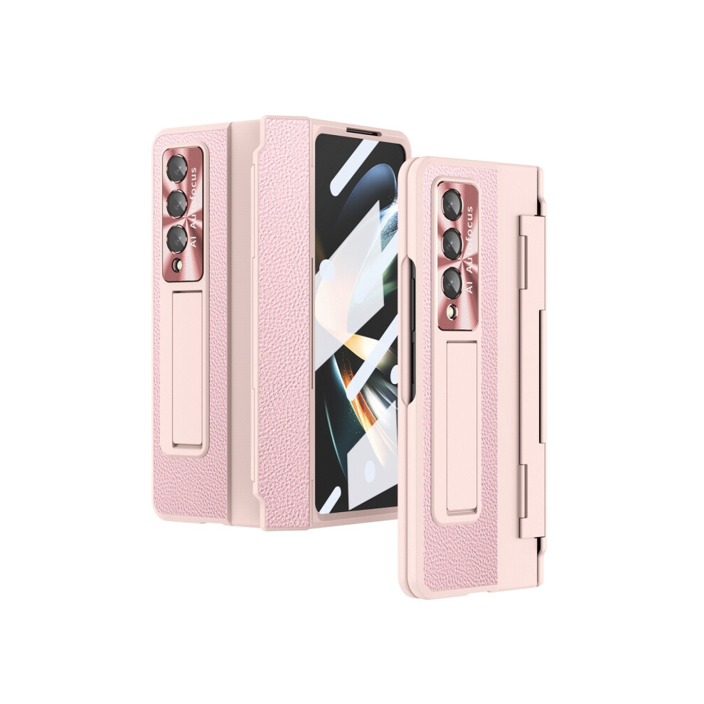 Compatible Gift Samsung Galaxy Z Fold4 Shield Series Case/Screen Coverage Phone Case With Hinge (Pink):For Samsung Galaxy Z Fold4 Pink 4106343414002