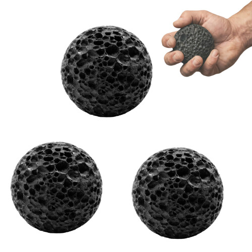 Compact Hand Calluses Polishing Grip Trainer Round Stone-4cm 1