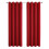 Red curtain panel pair 39" x 51" 2