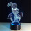 Νυχτερινό φως Spiderman 3D Superhero, νυχτερινό φως USB LED Illusion, 16 χρώματα που αλλάζουν με τ 2