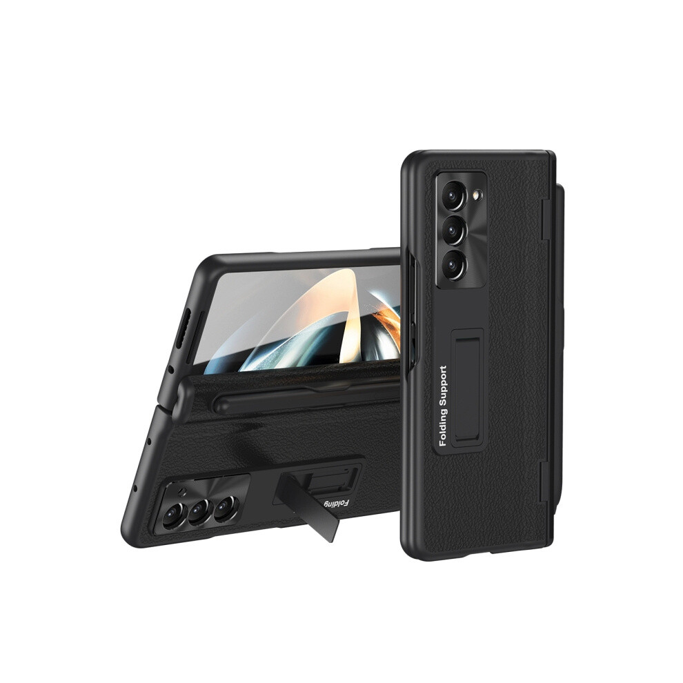 Compatible Gift Samsung Galaxy Z Fold5 5G Case With Integrated Hinge And Full Coverage (No Pen Required):For Samsung Galaxy Z Fold5 5G Black 4106343413937