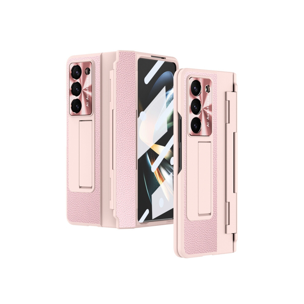 Compatible Gift Samsung Galaxy Z Fold5 5G Integrated Full Coverage Phone Case With Hinge(Pink):For Samsung Galaxy Z Fold5 5G Pink 4106343413999