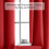 Blackout Curtains Red 51.1x39.3 in Tab Top Cloth 4