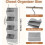 Vertical Hanging Closet System Featuring simple frame For-Gray 5