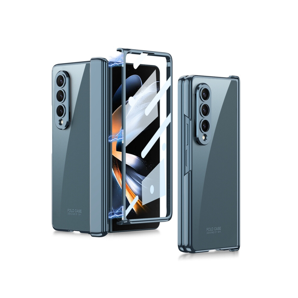 Compatible Gift Samsung Galaxy Z Fold4 Gkk Integrated Magnetic Hinged Phantom Phone Case(Green): Green 3053159226040