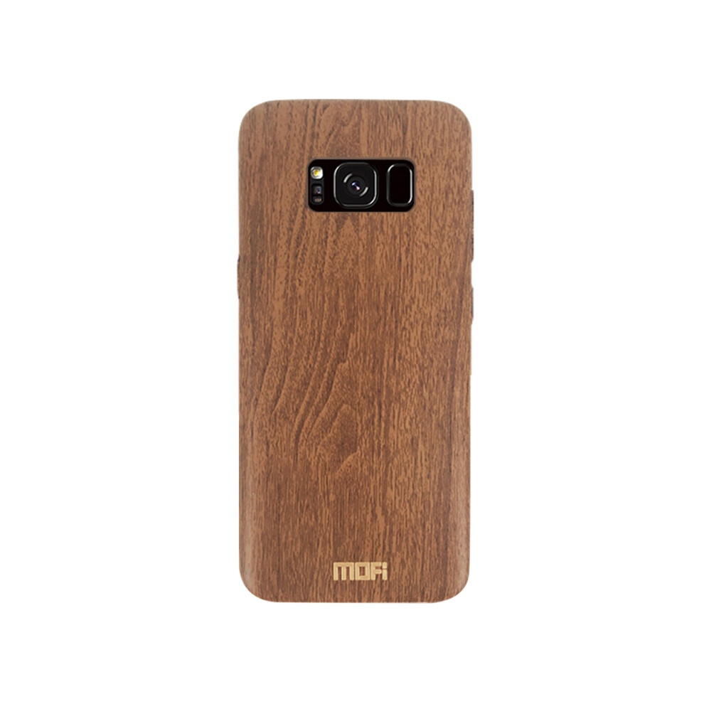 Mofi Compatible Gift Galaxy S8 Wood Texture Tpu Protective Back Cover Case(Brown):For Galaxy S8 Brown 8303483115189