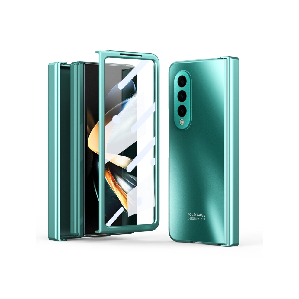 Compatible Gift Samsung Galaxy Z Fold4 5G Premium Series Integrated Electroplated Folding Phone Case (Azure ):For Samsung Galaxy Z Fold4 5G Green 7634938127329