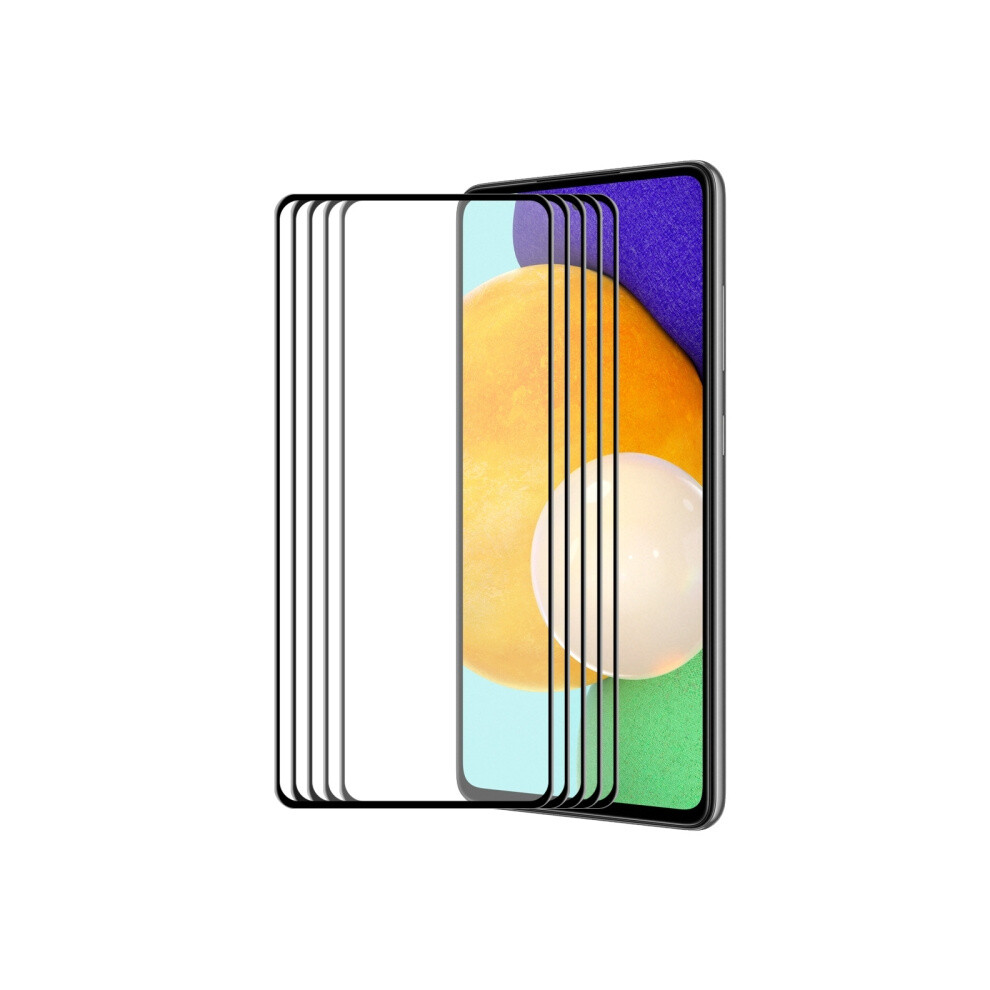 Compatible Gift Samsung Galaxy A52 4G/5G 5 Pcs Enkay Hat-Prince Full Glue Tempered Glass 6D Full Coverage Anti-Scratch Protector:for Samsung Galaxy A 4552314290227