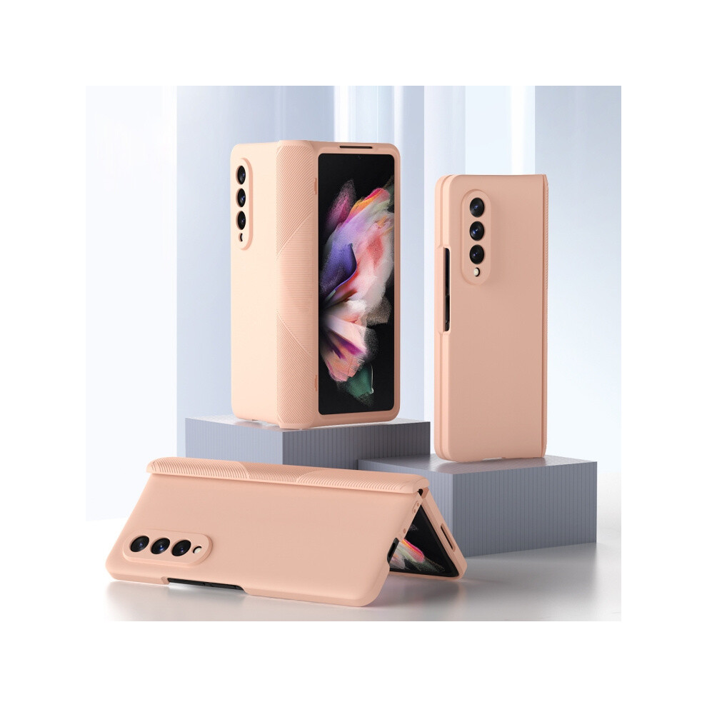 Compatible Gift Samsung Galaxy Z Fold3 5G Diamond Armor Hinge Case With Integrated Screen Protector (Pink): Pink 4906754169757