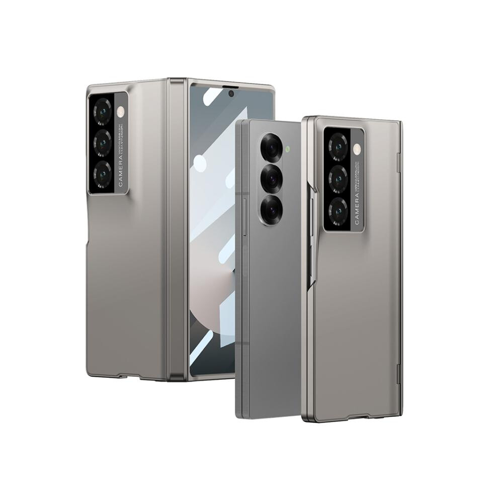 Compatible Gift Samsung Galaxy Z Fold6 Gkk Integrated Magnetic Folding Hinge Magic Cube Phone Case(Titanium ):For Samsung Galaxy Z Fold6 Grey 5421786257504