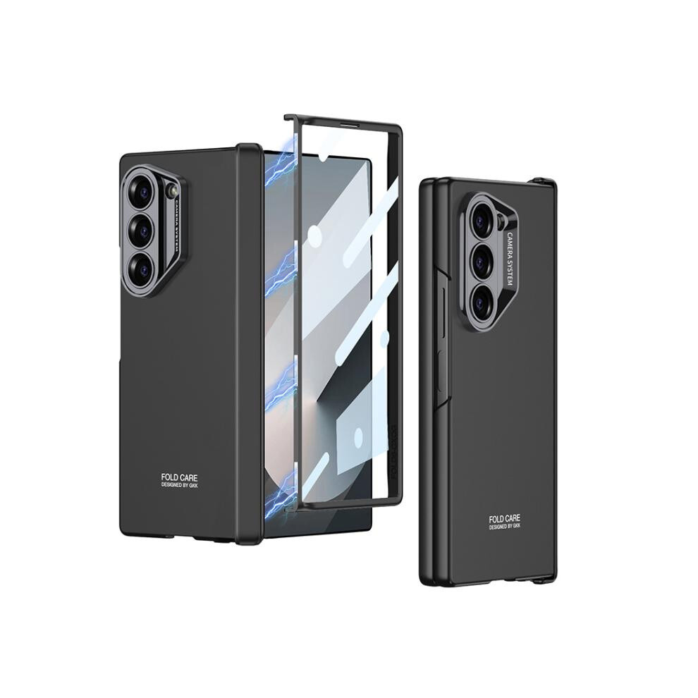 Gkk Integrated Magnetic Folding Hinge Explorer Phone Case (Black) Compatible Gift Samsung Galaxy Z Fold6:for Samsung Galaxy Z Fold6 Black 5421786257740