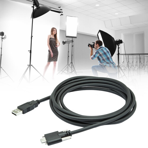 USB naar Type C-kabel met schroefbevestiging Industriële-2 meter 2