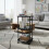 Mini Table, Modern European Style Nightstand for Small Apartments, Space Saving Bedside Sofa Side Table 4