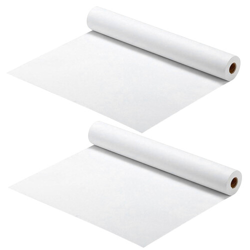 Hvid tegnepapirrulle – syrefri, 2 ark 2