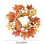 Maple Leaf Garland Wreath 25cm Multicolour 4