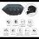 Motorfiets Bluetooth 5.0 Intercom, Bluetooth Headset Kit voor Motorhelm Intercom - Blauw/Zwart 3