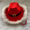 Hata Nollag cowboy LED dearg soilsithe 1 phíosa 5