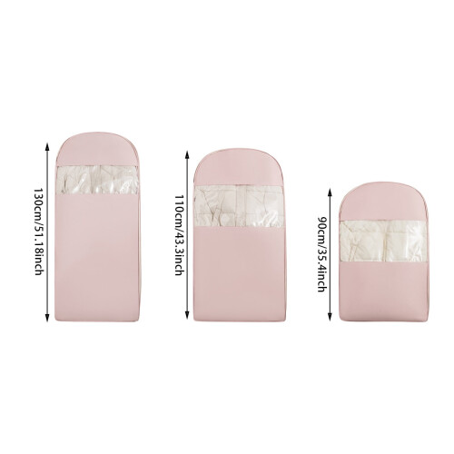 Borsa porta abiti per cappotti e giacche, trasparente, 51" 1