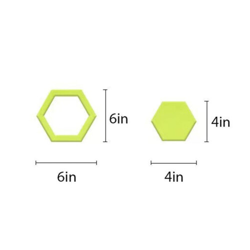 Hexagon Quilt Sewing Template 2