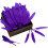 Piume di oca viola, 4-6 pollici, 120 pezzi 4