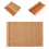 Bamboe placemats set van 2 – 30x20cm 3
