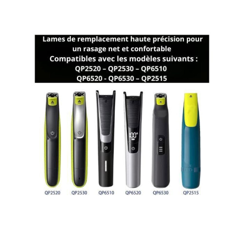 Ανταλλακτικές λεπίδες συμβατές με OneBlade – Συσκευασία 5 τεμαχίων | Ξύρισμα & Χτένισμ 1