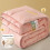 Couette rose Queen Qocolhg en microfibre, 229 x 229 cm 4
