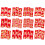 Packung mit 6 chinesischen Neujahrs-Sternzeichen, Pferd,-8689 2