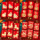 Packung mit 6 chinesischen Neujahrs-Sternzeichen, Pferd,-8689 3