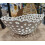 Ceramic Net Style Fruit Bowl White Deco 28x26x13Cm 1