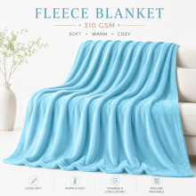 (Teal, King: 200 cm x 240 cm.) Faux Fur Fleece Throw Warm Soft Mink Blanket