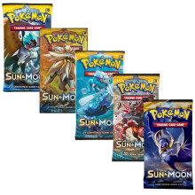 Pokemon Soleil & Lune (SM1) | 5 Paquets de Boosters (Une de Chaque Artwork)