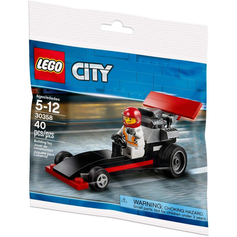 Lego 30358 City Mini Dragster Polybag Set 40Pcs