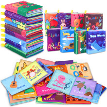 Livres de bain pour bébés, livres en tissu doux et non toxiques, jouets éducatifs, livres étanches pour enfants