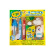 Crayola Bath Tub Doodles Jumbo Bath Time Play Set, Small