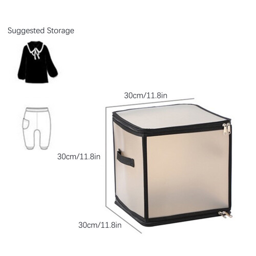 Waterproof Transparent Storage Box 30x30x30cm 1