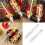 Brochette créative en forme d'os de poisson, ustensile de-petit 3