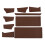 DIY Synthetic Leather Wallet Kit with Pre-Punched Holes 2