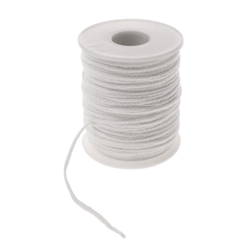 Cotton Candle Wick Core 1mm 61m per Roll 2 Rolls 2