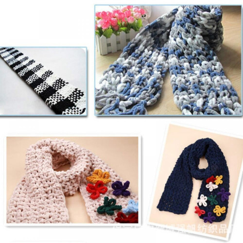 Chenille Yarn Super Soft Chunky Knit Blanket 100g 2