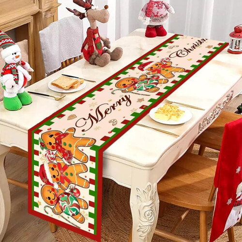 Χριστουγεννιάτικος Τραπεζομάντης Buffalo Plaid 13x72in 1