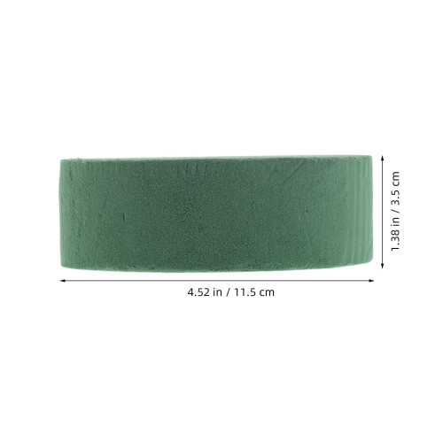 Round Foam Circles for Florists Green 6 pcs 1